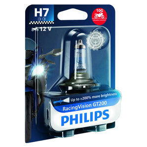 RacingVision GT200 H7 moto, 55W Philips RacingVision GT200 H7 moto, 55W Philips von Philips