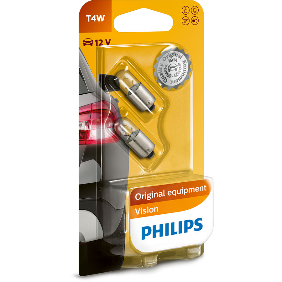 Philips T4W Glühlampe, 2 Stück Philips T4W Glühlampe, 2 Stück von Philips