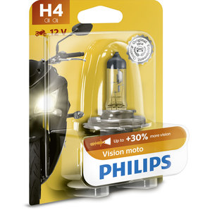 Vision Moto H4 +30% 60/55W Halogen-Lampe Philips von Philips