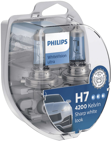 Philips WhiteVision ultra H7 Glühlampe, 2 Stück von Philips