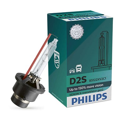 Philips D2S Xenon X-tremeVision gen2 Xenon-Fahrzeugscheinwerferlampe [Hersteller-Nr. 85122XV2C1] von Philips