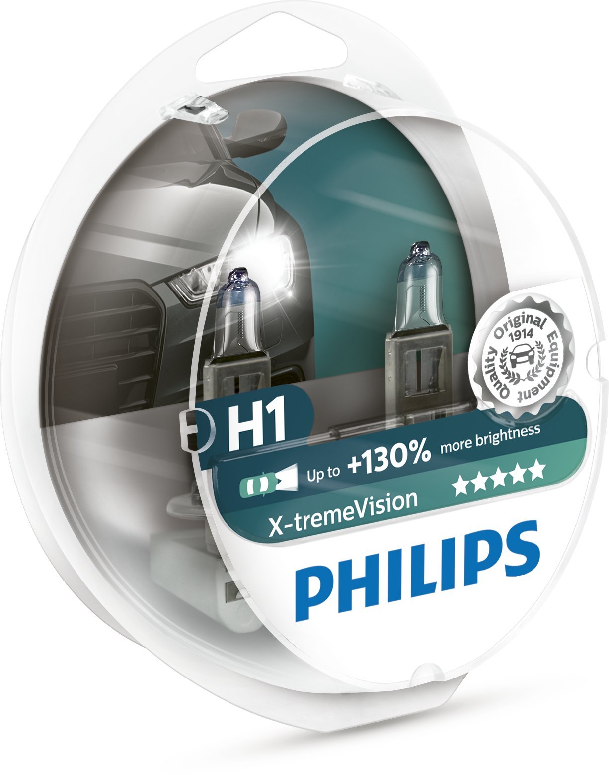 Philips X-tremeVision +130% H1 Scheinwerferlampe 12258XV+S2, 2er-Set, Twin box Philips X-tremeVision +130% H1 Scheinwerferlampe 12258XV+S2, 2er-Set, Twin box von Philips