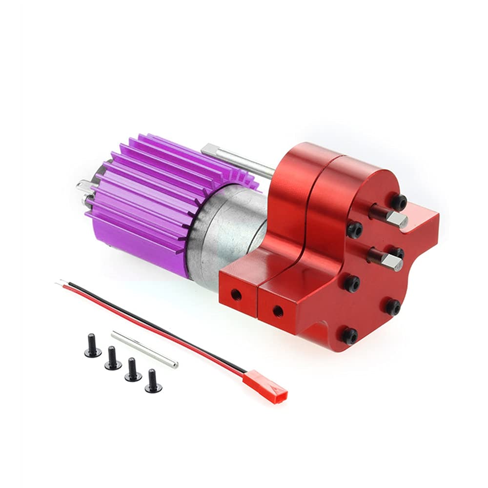 Metall 370 Motor Getriebe Getriebe Box für C14 C24 B24 B36 MN D90 D99 MN99S RC Auto Upgrade Teile,Rot Metall 370 Motor Getriebe Getriebe Box für C14 C24 B24 B36 MN D90 D99 MN99S RC Auto Upgrade Teile,Rot von Phyachelo