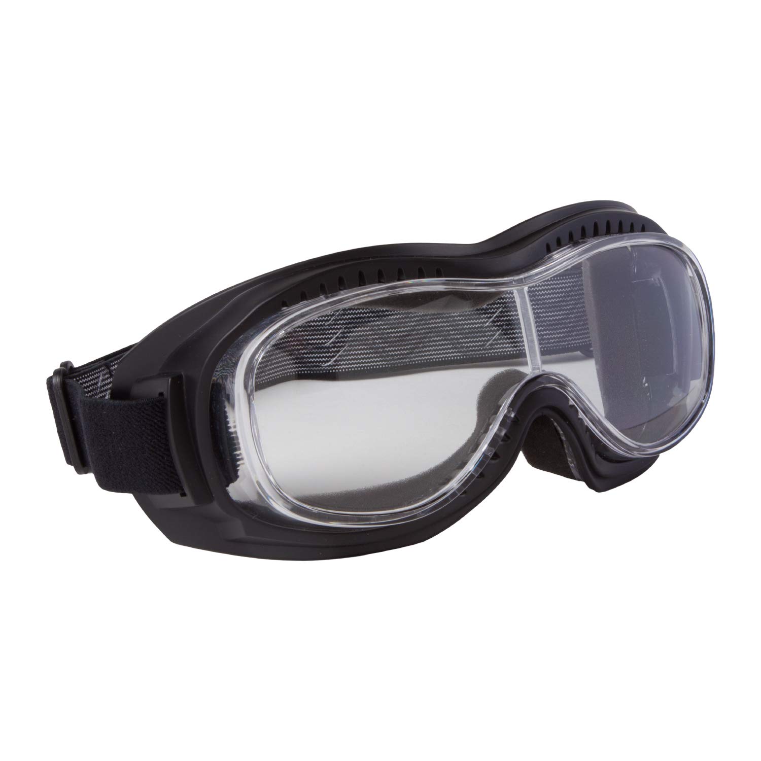 PiWear Motorradbrille Schutzbrille Toronto, schwarz mit klarem Glas von PiWear
