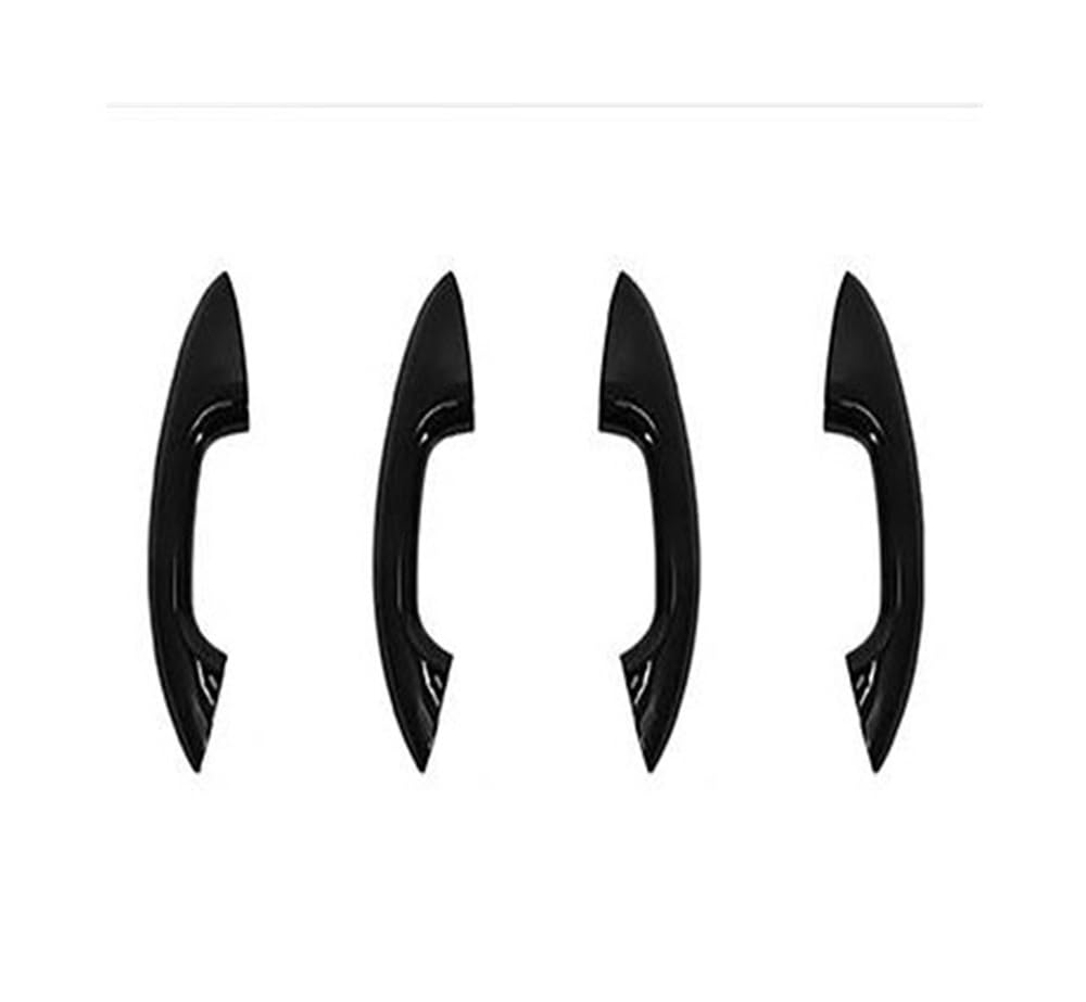 Außen Türgriff Hinten Rechts ABS Carbon Faser Türgriff Trim Abdeckung Für GLC Für X254 Für C Klasse Für W206 Für S206 2022 2023 2024 Auto Außen Zubehör(Black) von Pibid