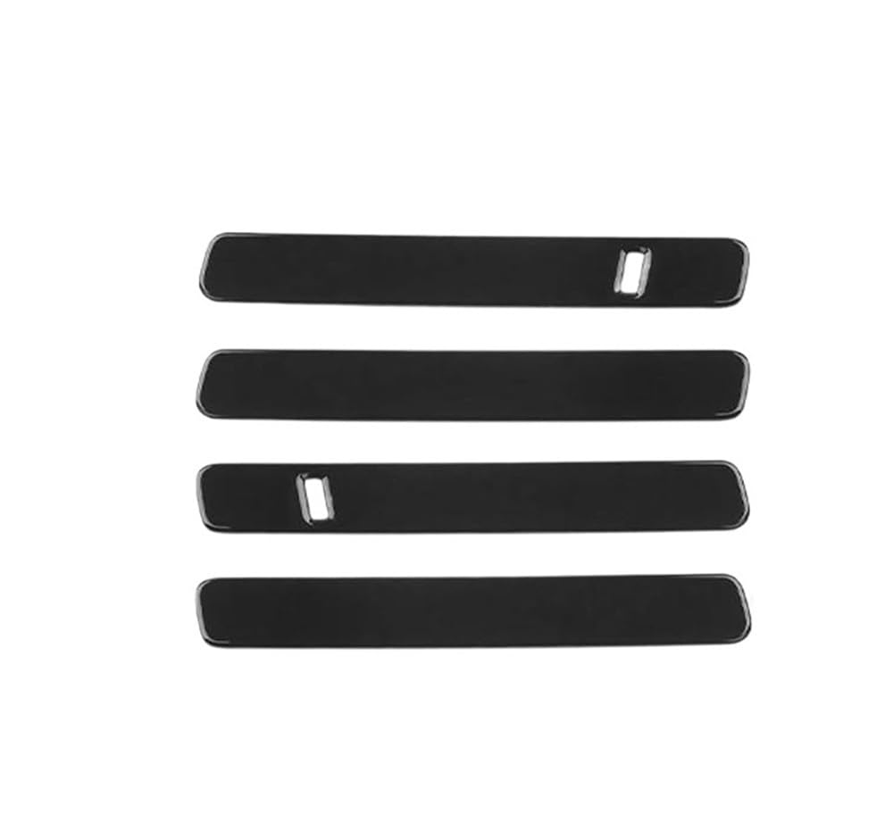 Außen Türgriff Hinten Rechts Auto Außenleisten Türgriff Dekoration Schutz Abdeckung Für Kia EV9 Trim Zubehör LHD(Black) von Pibid