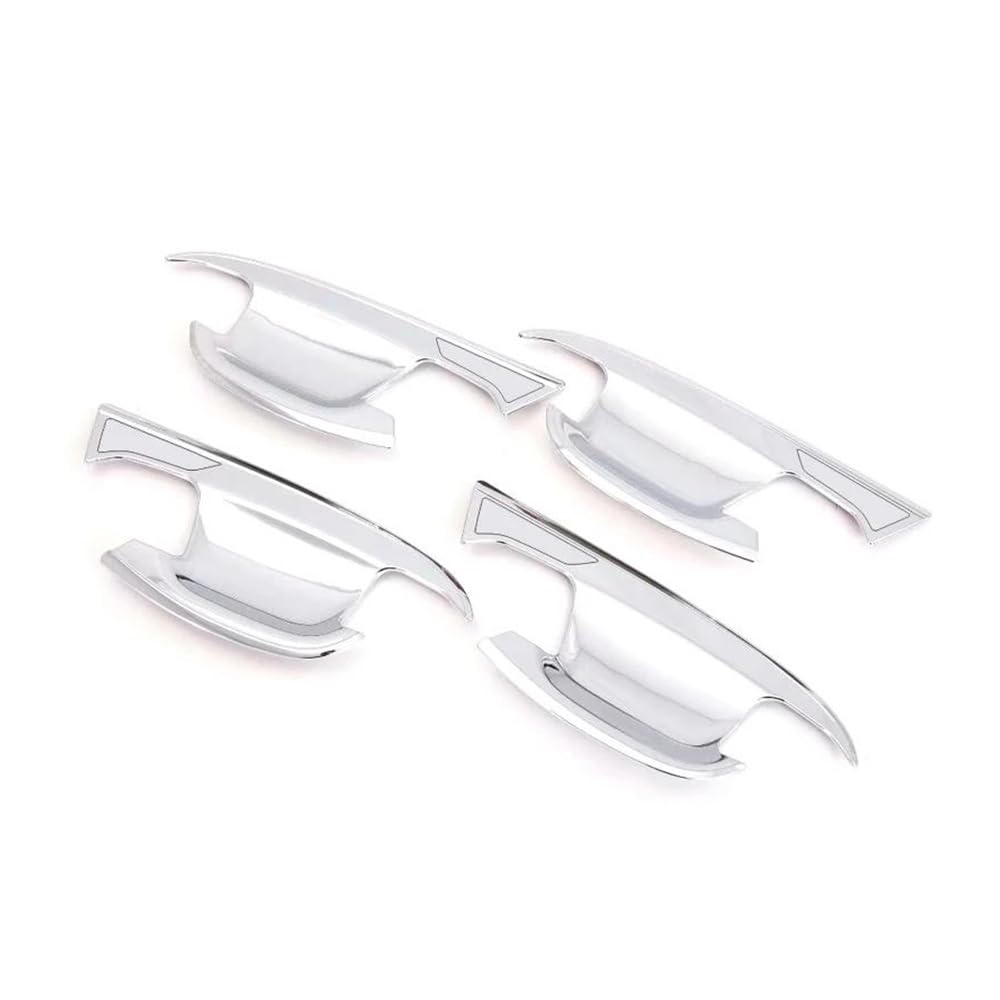 Außen Türgriff Hinten Rechts Auto Zubehör Für A6 Für C8 2019 ABS Externe Außerhalb Türgriff Abdeckungen Trim 4 Stücke Auto Styling(Silver) von Pibid