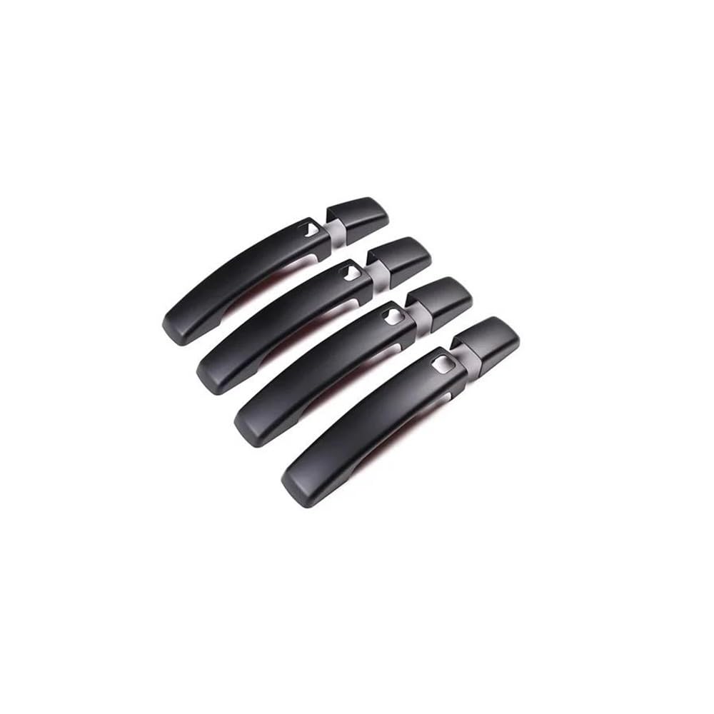 Außen Türgriff Hinten Rechts Auto Zubehör Für Discovery 4 Für LR4 2010-2016 ABS Matte Schwarz Außentür Griff Abdeckung Schutz Trim Shell(Style 2) von Pibid