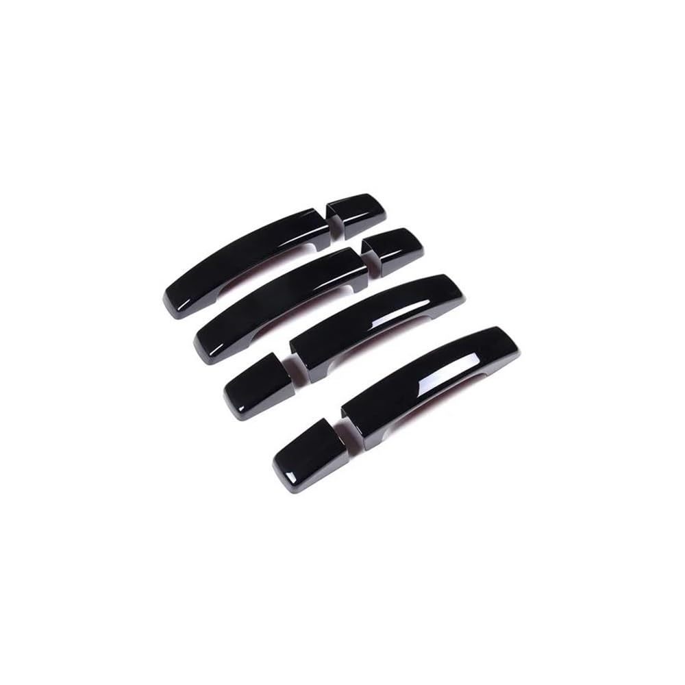 Außen Türgriff Hinten Rechts Auto Zubehör Für Discovery 4 Für LR4 2010-2016 ABS Matte Schwarz Außentür Griff Abdeckung Schutz Trim Shell(Style 4) von Pibid