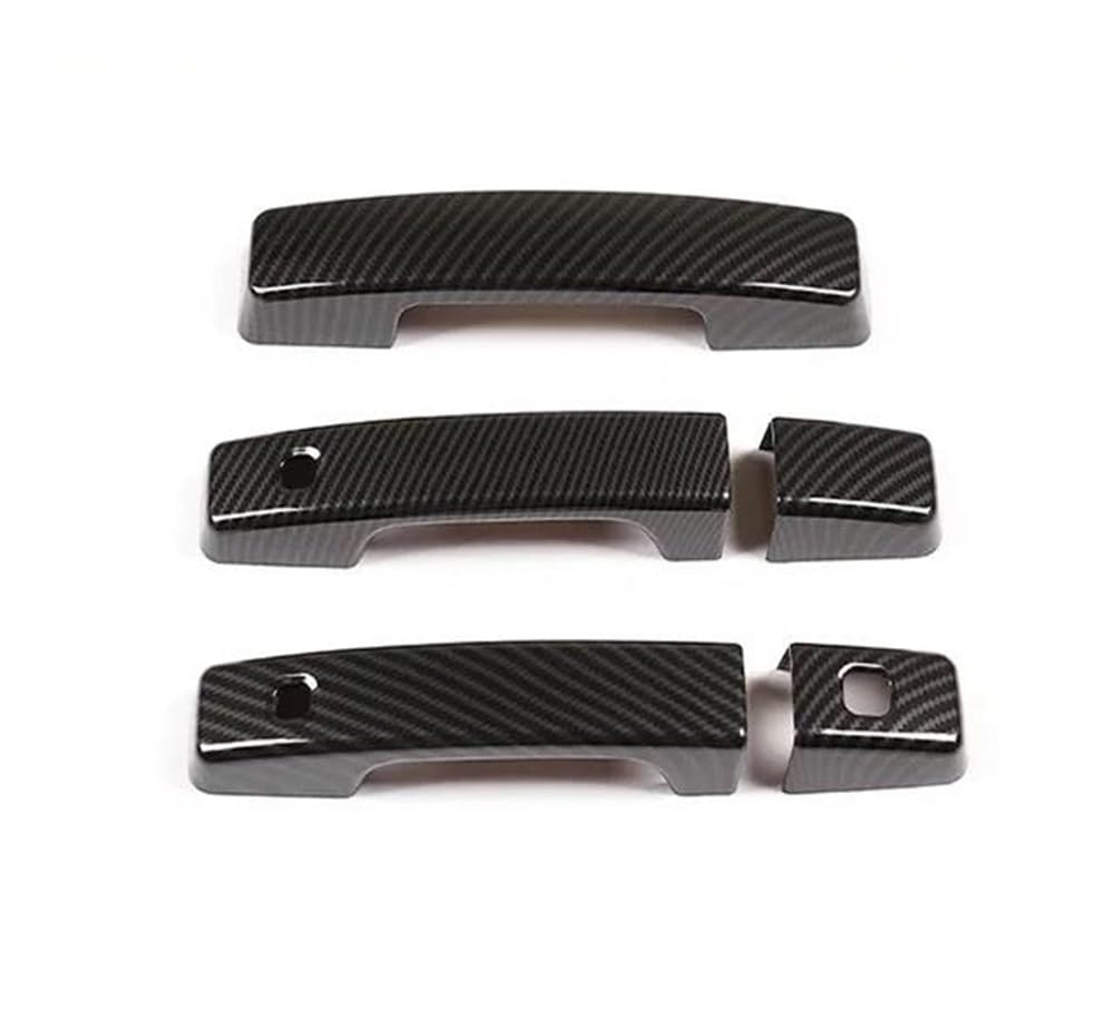 Außen Türgriff Hinten Rechts Autotürgriff-Außentürgriffabdeckung Für Defender 90 2020–2022 Außengriff-Schutzhülle 9-teiliges Set(Carbon Fiber) von Pibid