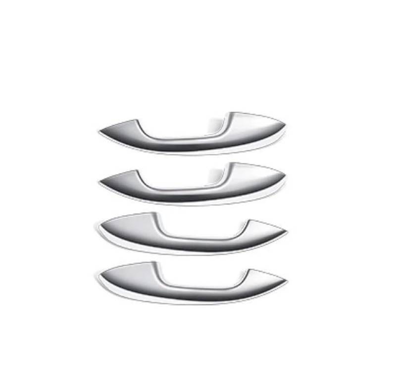 Außen Türgriff Hinten Rechts Chrom Außentürgriffabdeckung Trim Cap Kit LHD Für CLA Für A-Klasse Für C-Klasse Für E-Klasse Für GLC Für GLB(Sliver) von Pibid
