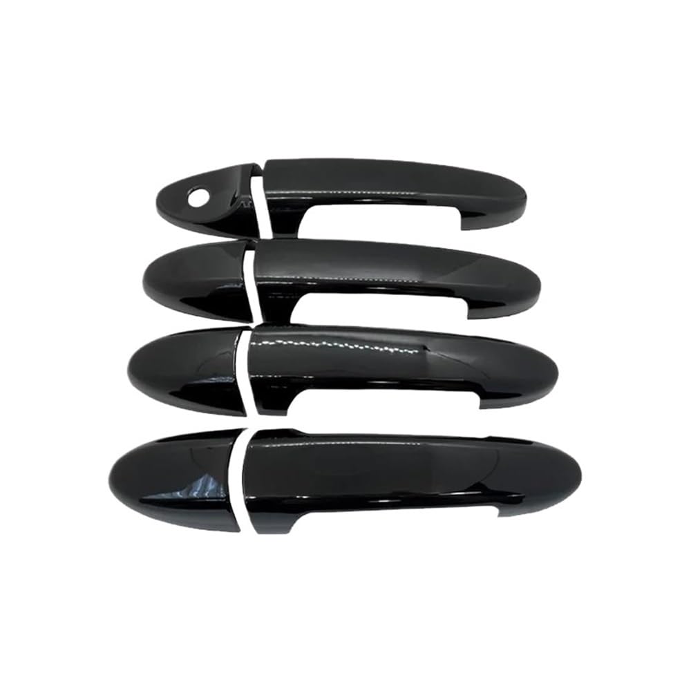 Außen Türgriff Hinten Rechts Chrom Türgriff Außen Abdeckung Für Escape Für MK1 Für MK2 2001-2012 Auto Zubehör Dekorieren Aufkleber(Gloss Black) von Pibid