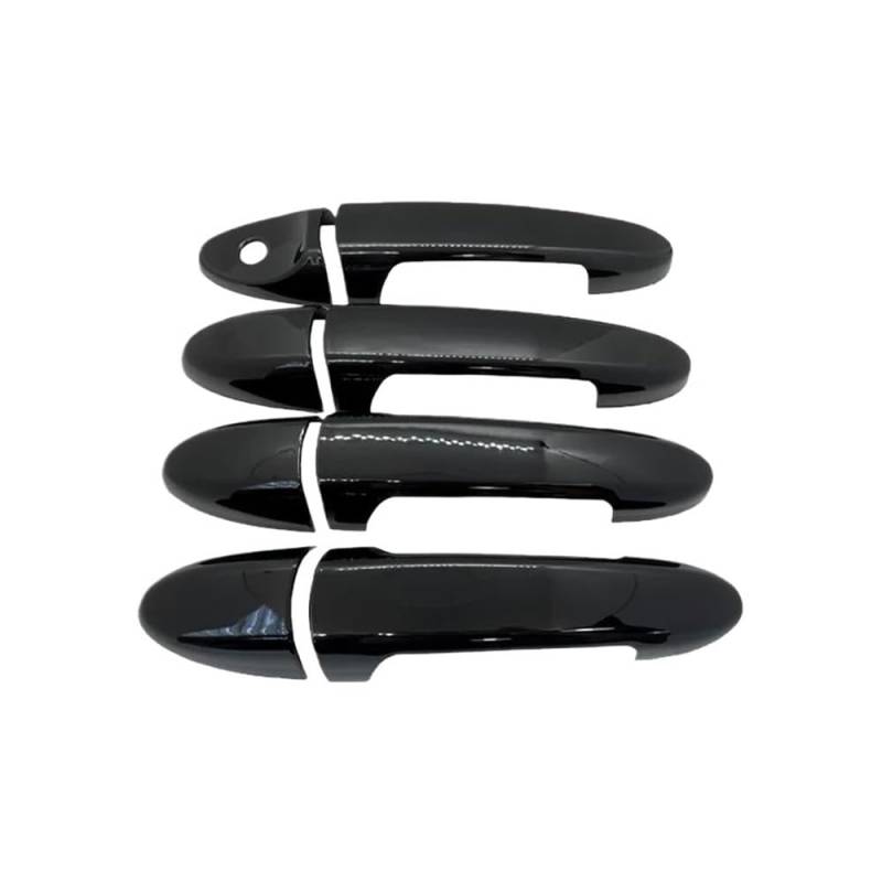 Außen Türgriff Hinten Rechts Chrom Türgriff Außen Abdeckung Für Escape Für MK1 Für MK2 2001-2012 Auto Zubehör Dekorieren Aufkleber(Gloss Black) von Pibid