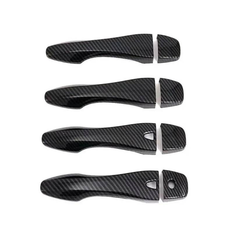 Außen Türgriff Hinten Rechts Für Altima 20013-2018 Auto Carbon Faser Stil Schwarz Außentür Griff Molding Abdeckung Trim Aufkleber Decor Zubehör(Carbon) von Pibid