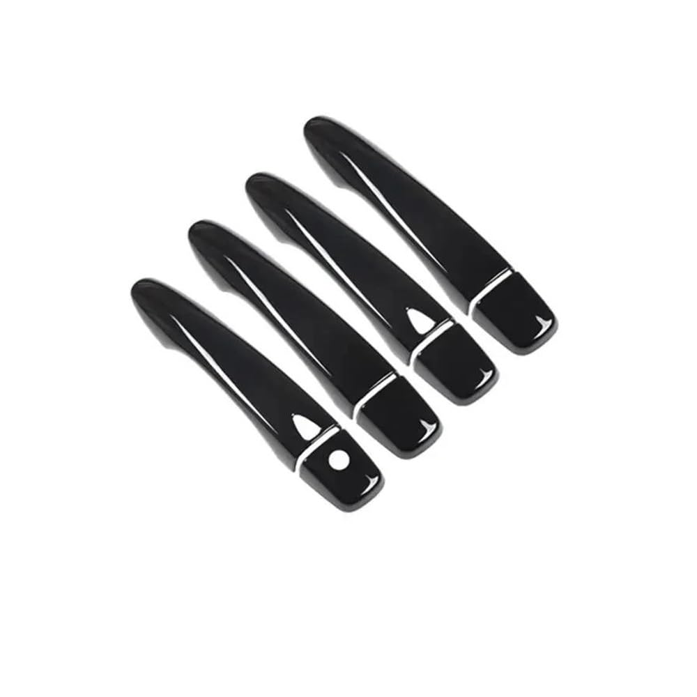Außen Türgriff Hinten Rechts Für Altima 20013-2018 Auto Carbon Faser Stil Schwarz Außentür Griff Molding Abdeckung Trim Aufkleber Decor Zubehör(Gloss Black) von Pibid