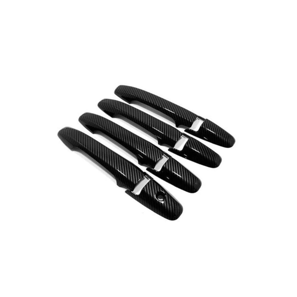 Außen Türgriff Hinten Rechts Für Civic 8 2006 2007 2008 2009 2010 Chrom Auto Türgriff Abdeckung Trim Carbon Faser Auto-Styling Außen Teile Zubehör(Carbon Fiber) von Pibid