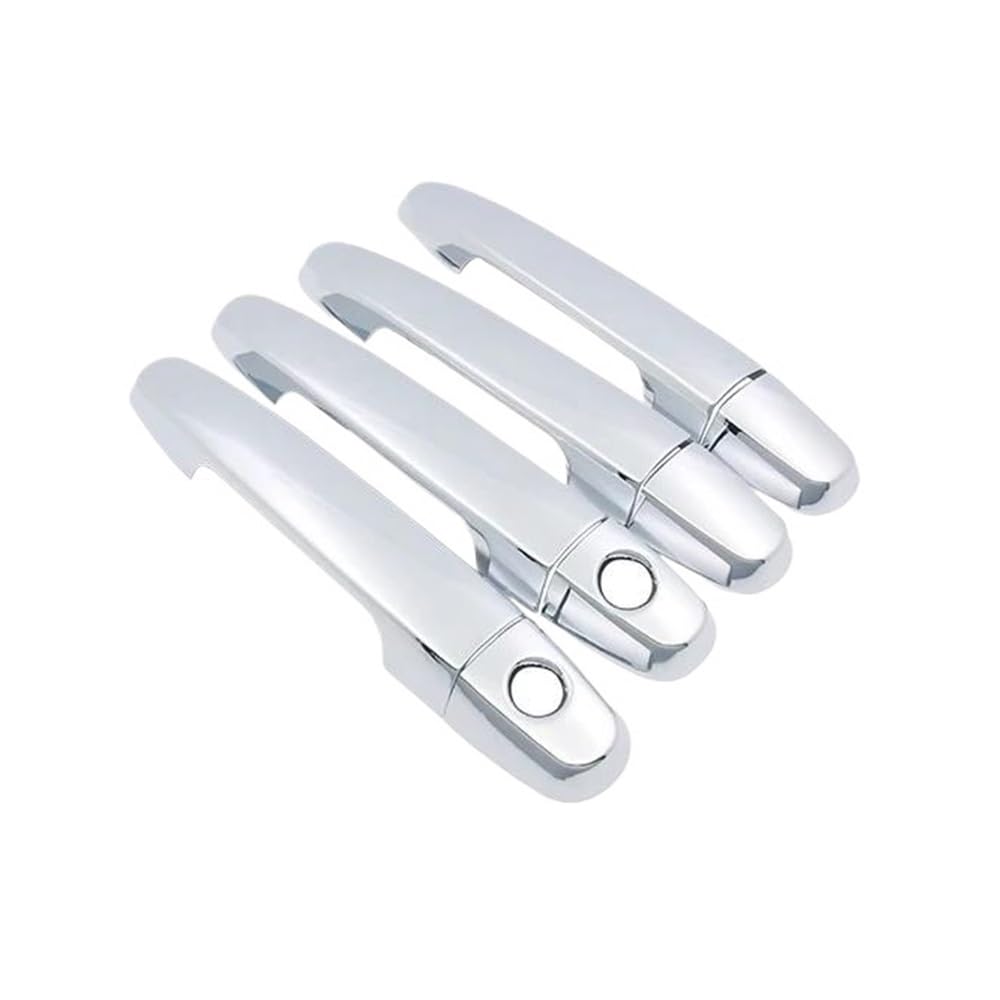 Außen Türgriff Hinten Rechts Für Corolla Für E120 Für E130 2001-2006 Chrom Außentür Griff Abdeckung Auto Zubehör Aufkleber Trim Set 2002 2003 2004 2005(E Handle 2 Keyholes) von Pibid