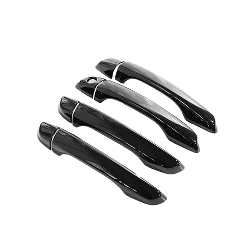 Außen Türgriff Hinten Rechts Für Corsa F 2020 2021 2022 2023 Auto Smart Türgriff Abdeckung Trim Außen Styling(Black) von Pibid