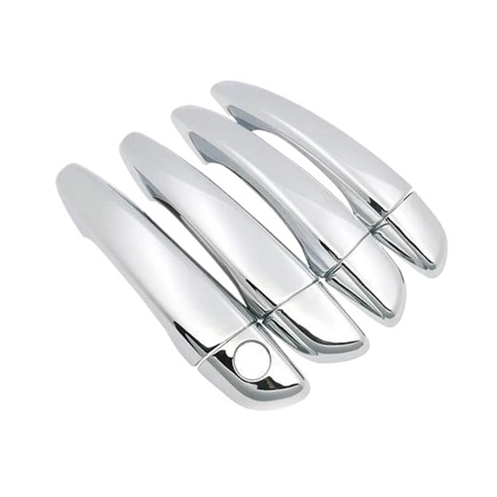 Außen Türgriff Hinten Rechts Für Corsa F 2020 2021 2022 2023 Auto Smart Türgriff Abdeckung Trim Außen Styling(Silver) von Pibid