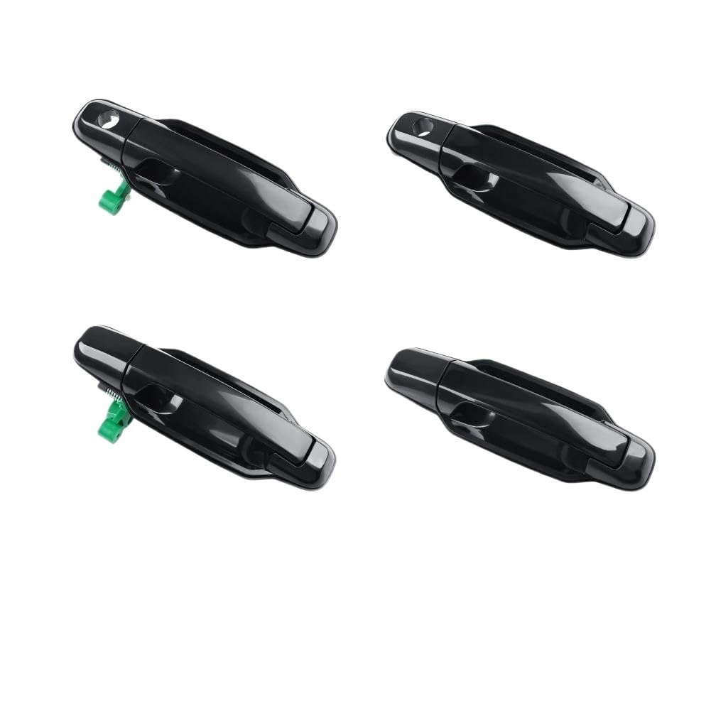 Außen Türgriff Hinten Rechts Für Kia Für Sorento 2003-2009 826503E021 Außentürgriff Vorne Links Rechts Schwarz Außentürgriffe(4pcs) von Pibid