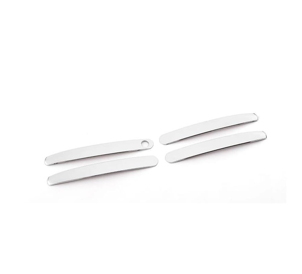 Außen Türgriff Hinten Rechts Für RAV4 Für XA50 Für XLE LE 2019 2020 2021 2022 2023 2024 Edelstahl Auto Türgriff Schüssel Abdeckung Zubehör(Styles1 Silver) von Pibid