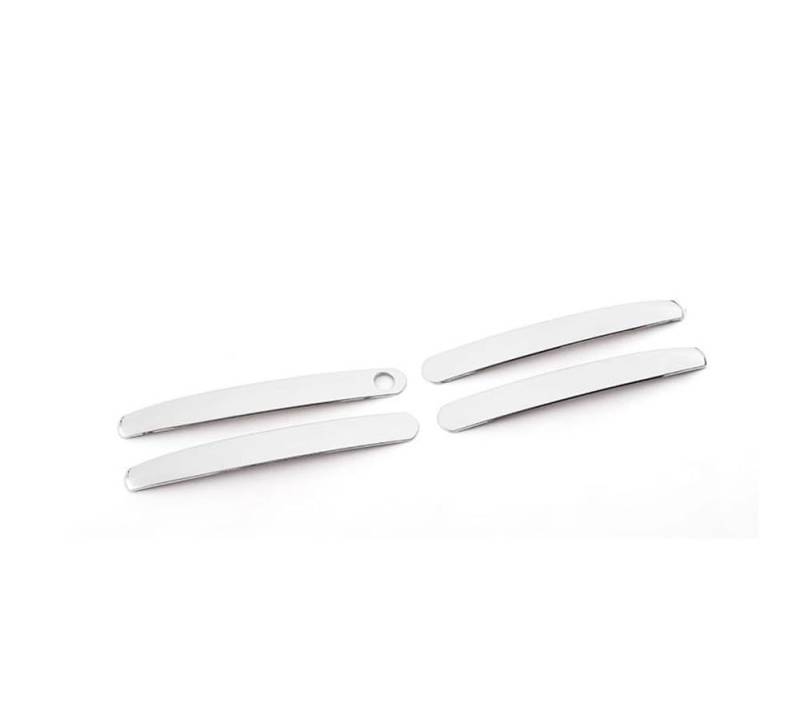 Außen Türgriff Hinten Rechts Für RAV4 Für XA50 Für XLE LE 2019 2020 2021 2022 2023 2024 Edelstahl Auto Türgriff Schüssel Abdeckung Zubehör(Styles1 Silver) von Pibid