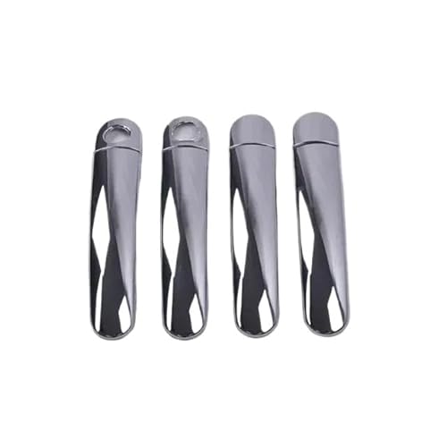 Außen Türgriff Hinten Rechts Für SEAT Für Ibiza 6J Für Cupra 2004-2016 Glanz Schwarz Chrom Auto Türgriff Abdeckungen Styling Zubehör Aufkleber(Styles 4) von Pibid