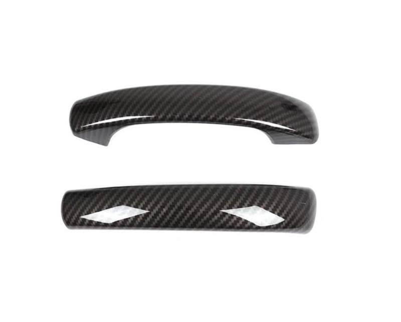 Außen Türgriff Hinten Rechts Für Smart 451 Für Fortwo 2009-2015 ABS Carbon Faser Auto Außentür Griff Abdeckung Trim Dekor Aufkleber Zubehör(2pcs Carbon Fiber) von Pibid