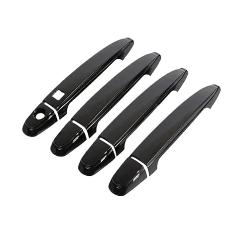 Außen Türgriff Hinten Rechts Türgriffabdeckung Kohlefaser Chrom Für LS430 Für XF30 2001–2006 2002 2003 Verkleidungsset Autozubehör(Styles6) von Pibid