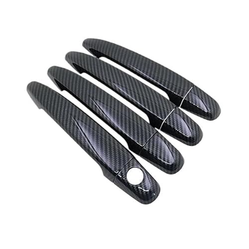 Außen Türgriff Hinten Rechts Türgriffabdeckung Kohlefaser Chrom Für LS430 Für XF30 2001–2006 2002 2003 Verkleidungsset Autozubehör(Styles8) von Pibid