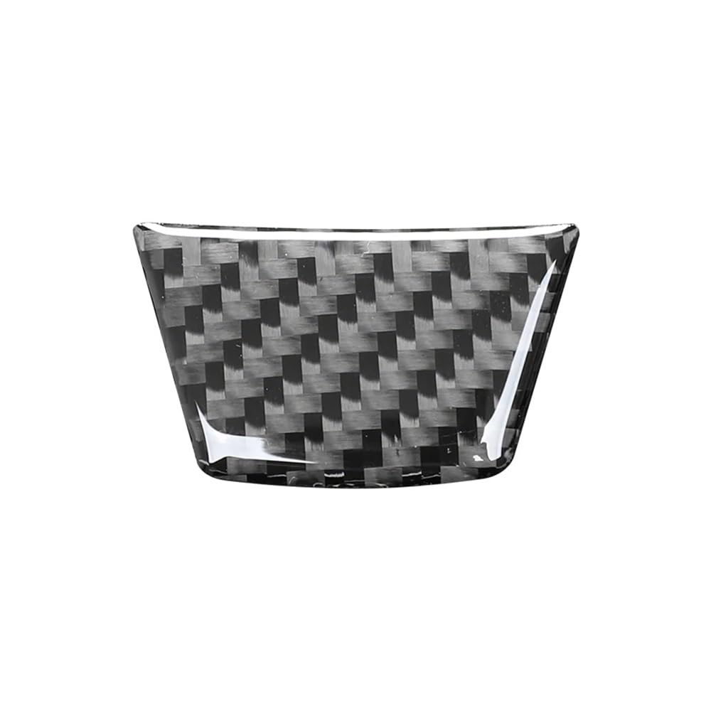 Auto Innenmittelkonsolen Schalttafel Für 3 Serie Für E90 2005-2012 Auto Lenkrad Panel Kinn Dekoration Aufkleber Trim Abdeckung Auto Innen Moulding Trim(Black-Carbon Fibre) von Pibid