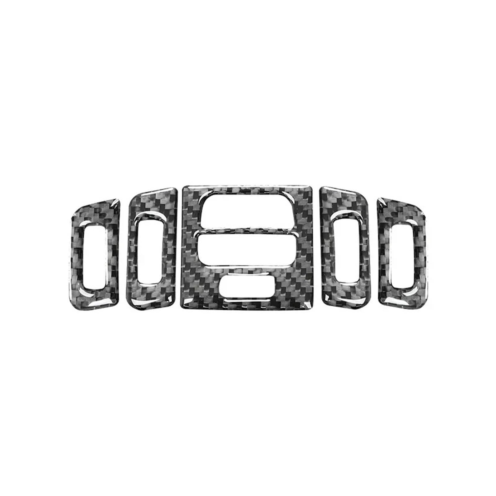 Auto Innenmittelkonsolen Schalttafel Für 3er-Serie Für E90 Für E92 Für E93 2005 2006 2007 2008 2009 2010 2011 2012 Auto Zentrale Entlüftungsöffnung Armaturenbrett Aufkleber(Styles1) von Pibid