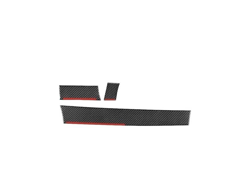Auto Innenmittelkonsolen Schalttafel Für 5er-Serie Für E60 2004 2005 2006 2007 Autoinnenraum Beifahrer Zentralverriegelung Instrumentenverkleidung Aufkleber(BLACK LHD) von Pibid