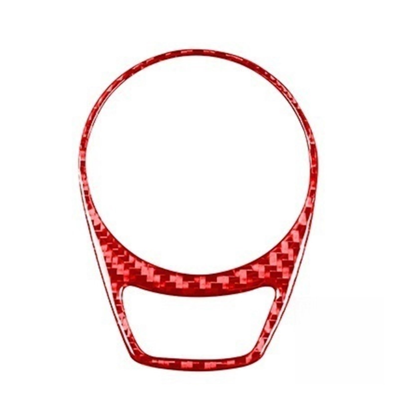 Auto Innenmittelkonsolen Schalttafel Für 6er-Serie Für M6 Für E63 Für E64 2004 2005 2006 2007 2008 2009 2010 Autoinnenraum-Knopfrahmenverkleidung Aufkleberdekoration(Red Carbon A) von Pibid
