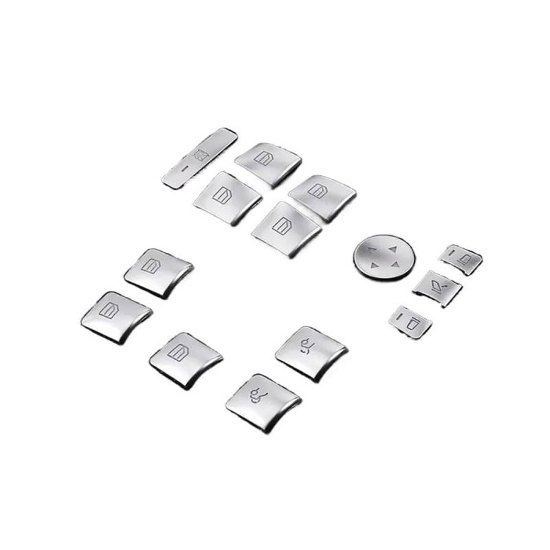 Auto Innenmittelkonsolen Schalttafel Für A B C E CLA GLK GLA GLE Klasse Für W204 Für W166 Für W212 Auto Fensterheber Schalter Taste Rahmen Abdeckung Trim von Pibid
