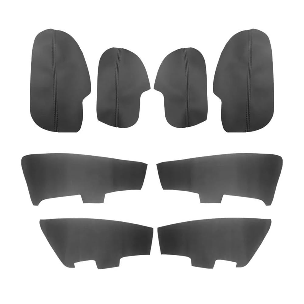 Auto Innenmittelkonsolen Schalttafel Für Accord 2009 8 Stücke Auto Innentür Armlehne Türen Panel Abdeckung Aufkleber Trim Auto Innen Moulding Trim(8pcs Black) von Pibid