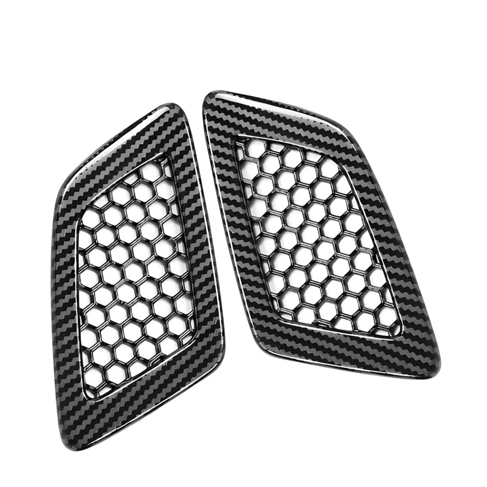 Auto Innenmittelkonsolen Schalttafel Für CR-V 2023 2024 2025 Auto Armaturenbrett Seitliche Klimaanlage Lüftungsauslass Rahmen Trim Aufkleber(Carbon fiber) von Pibid