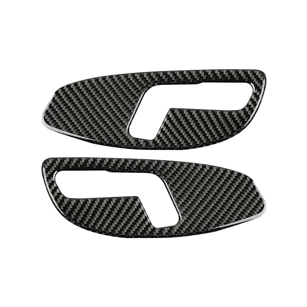 Auto Innenmittelkonsolen Schalttafel Für Camaro 2017-2022 Auto Sitz Einstellung Schalter Panel Dekor Aufkleber Trim Abdeckung Rahmen Innen Zubehör(Black carbon fiber) von Pibid