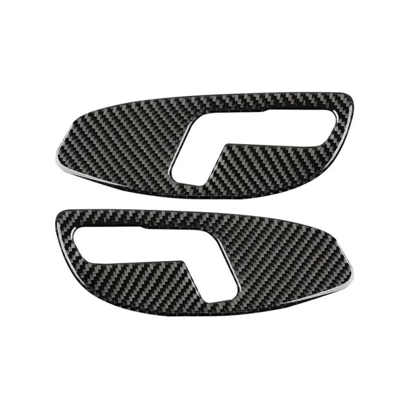 Auto Innenmittelkonsolen Schalttafel Für Camaro 2017-2022 Auto Sitz Einstellung Schalter Panel Dekor Aufkleber Trim Abdeckung Rahmen Innen Zubehör(Black carbon fiber) von Pibid