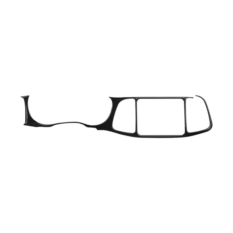 Auto Innenmittelkonsolen Schalttafel Für Challenger 2015 2016 2017 2018 2019 2020 LHD Auto Center Konsole Aufkleber Innen Fitting Bord Decor Streifen Panel(Style B) von Pibid