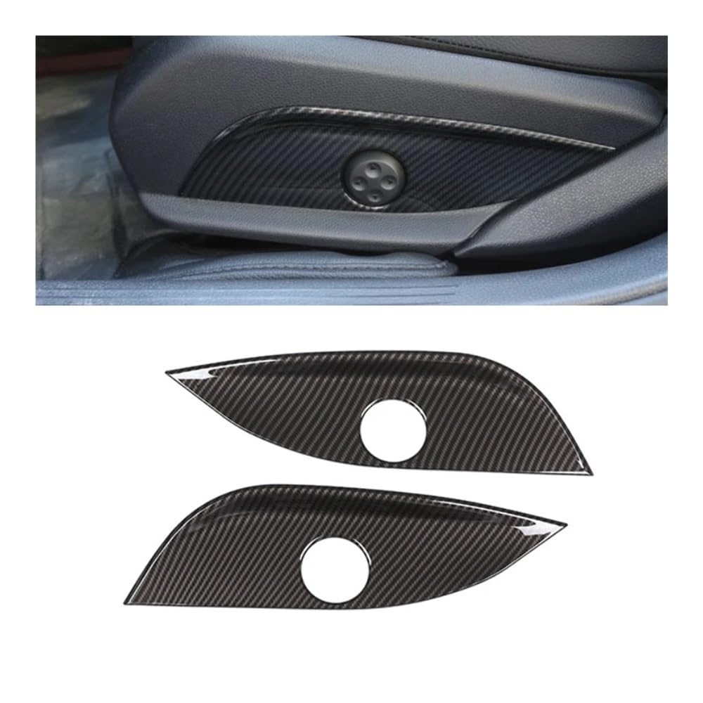 Auto Innenmittelkonsolen Schalttafel Für E C GLC GLS Klasse Für W205 Für W212 Auto Seite Sitz Einstellung Panel Schalter Taste Abdeckung Borte(Carbon texture A) von Pibid