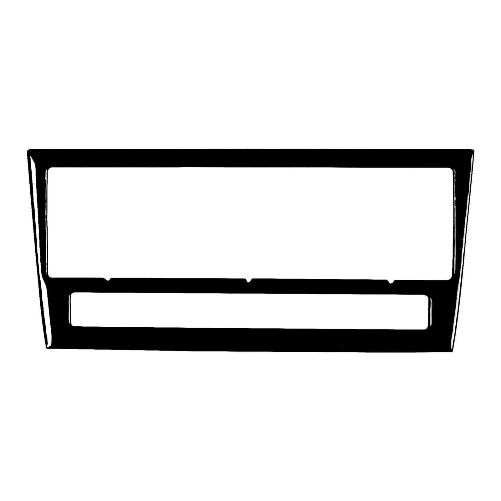 Auto Innenmittelkonsolen Schalttafel Für Für A4 Für S4 Für B7 2005 2006 2007 2008 Autoinnenraum Klimaanlage Panel Abdeckung Zieraufkleber Dekoration(Black plastic) von Pibid
