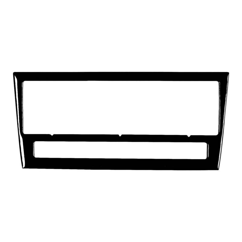 Auto Innenmittelkonsolen Schalttafel Für Für A4 Für S4 Für B7 2005 2006 2007 2008 Autoinnenraum Klimaanlage Panel Abdeckung Zieraufkleber Dekoration(Black plastic) von Pibid