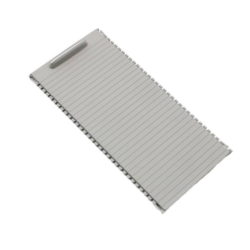 Auto Innenmittelkonsolen Schalttafel Für Für W204 Für C180 Für C200 Für C220 Für W207 Für E-Serie Für W212 Für E260 Armlehne Getränkehalter Rollladenrahmenplatte(Light Gray) von Pibid