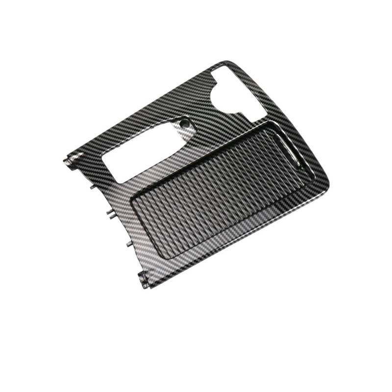 Auto Innenmittelkonsolen Schalttafel Für Für W204 Für W212 Für W207 Für C180 Für E260 Für E300 Abdeckung Getränkehalter Mittelkonsole Armlehne Aufbewahrungsbox Rollo Panel(Model C Carbon Fiber) von Pibid