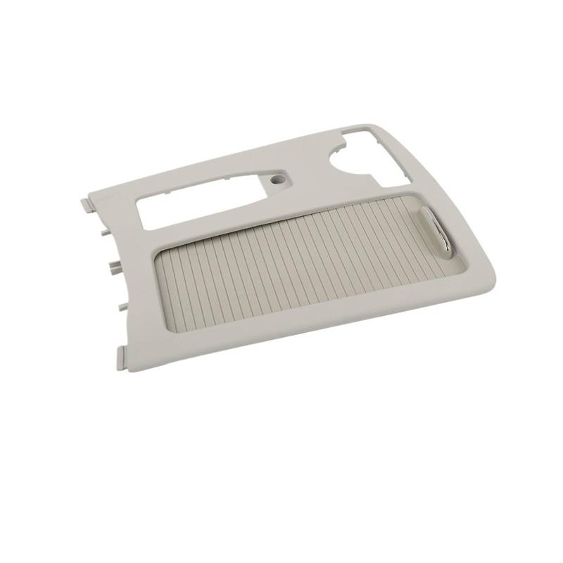 Auto Innenmittelkonsolen Schalttafel Für Für W204 Für W212 Für W207 Für C180 Für E260 Für E300 Abdeckung Getränkehalter Mittelkonsole Armlehne Aufbewahrungsbox Rollo Panel(Model C Gray) von Pibid