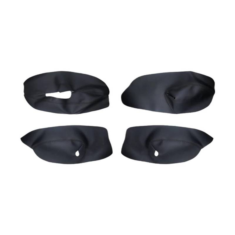 Auto Innenmittelkonsolen Schalttafel Für Golf 4 Für MK4 1998-2005 Rechtslenker Auto Armlehne Abdeckung Tür Armlehne Panel Abdeckung Trim Innen Zubehör(4pcs Black) von Pibid