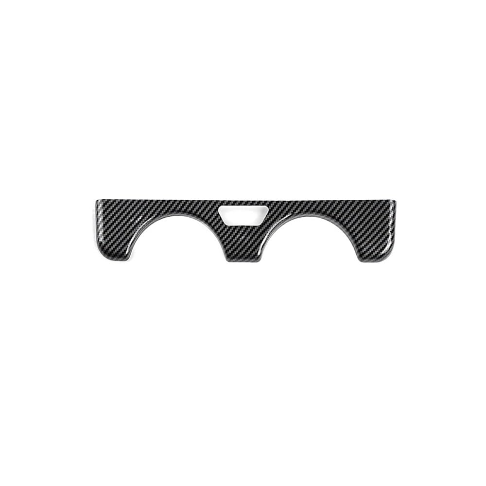 Auto Innenmittelkonsolen Schalttafel Für Hyundai Für Kona 2024 Center Konsole Wasser Tasse Halter Abdeckung Armlehne Lagerung Box Dekorative Streifen Auto Innen(Carbon Fiber) von Pibid