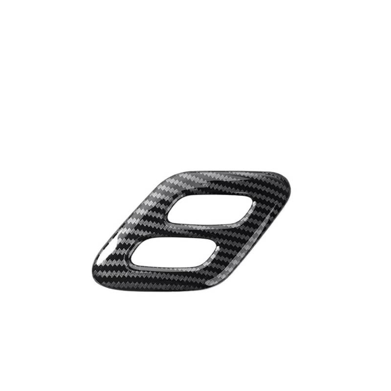 Auto Innenmittelkonsolen Schalttafel Für Hyundai Für Staria 2021-2023 LHD Automotive Beifahrer Seite Sitz Einstellung Taste Sitz Vorwärts Schalter Abdeckung Platte Zubehör(Carbon Fiber) von Pibid