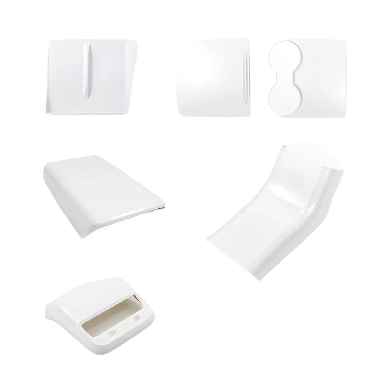 Auto Innenmittelkonsolen Schalttafel Für Modell Y Für Modell 3 Mittelkonsole Wrap Cover Kit Armaturenbrett Armlehne Abdeckung Tür Seitenverkleidung Innenanzug(5pcs set) von Pibid